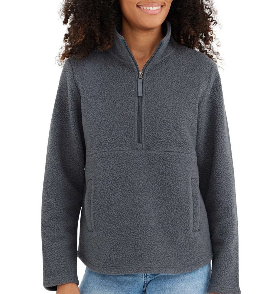 Women'S * | Free Fly Women'S Bamboo Sherpa Fleece Half Zip