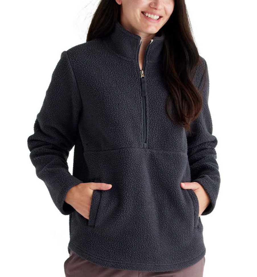 Women'S * | Free Fly Women'S Bamboo Sherpa Fleece Half Zip