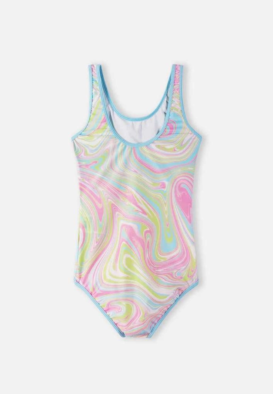 Swim * | Reima Junior Uimaan One-Piece Swimsuit Lt Turq (7095)