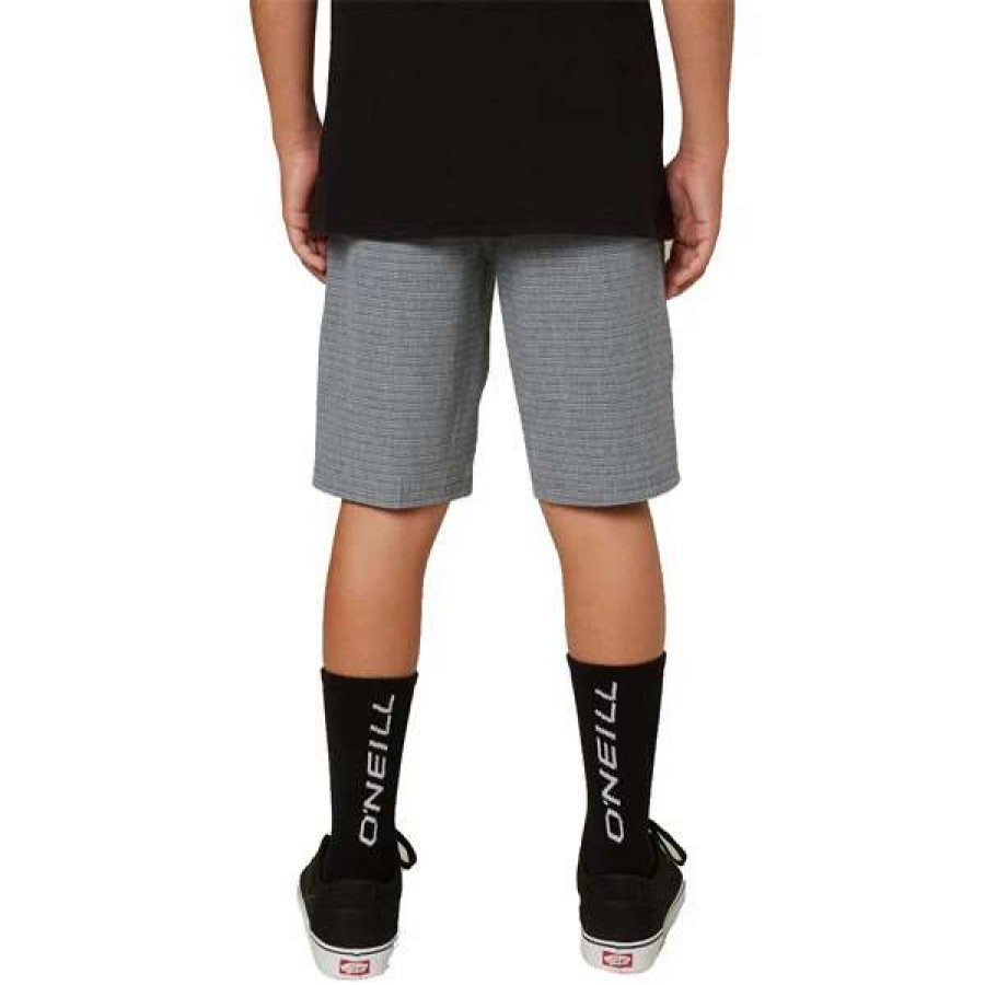 Swim * | O'Neill Boys Locked Stripe Hybrid Shorts