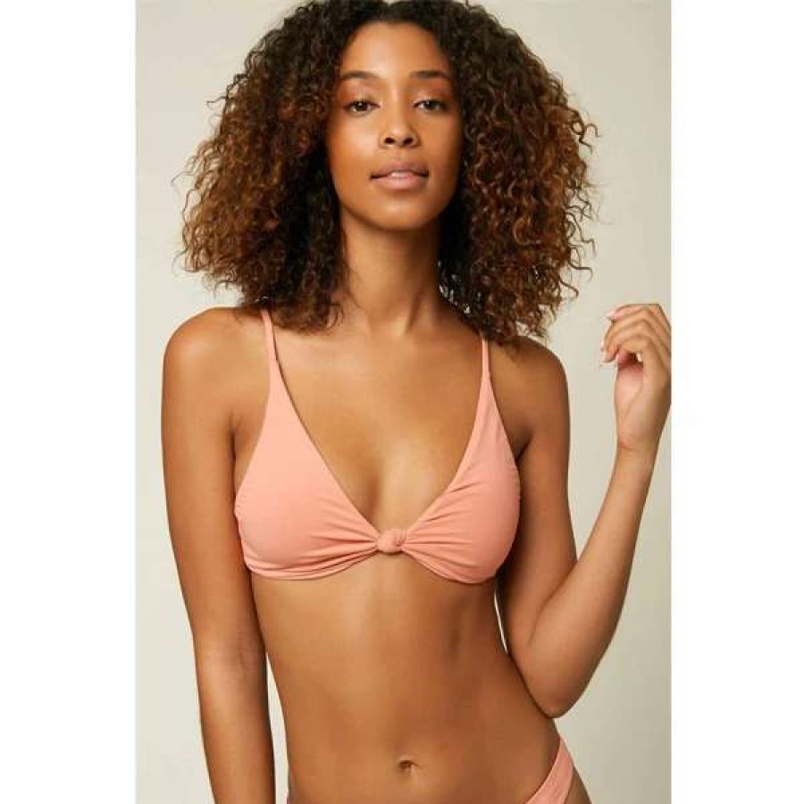 Swim * | O'Neill Womens Pismo Saltwater Bralette Bikini Top