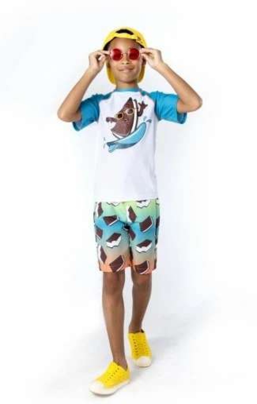 Swim * | Appaman Boys Swim Trunks Ice Cream Sand