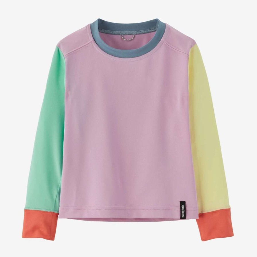 Swim * | Patagonia Toddler Long Sleeve Capilene Silkweight T-Shirt