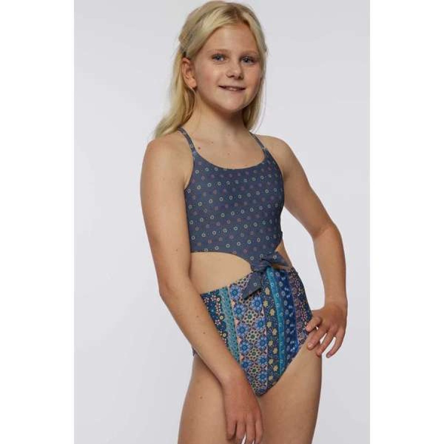 Swim * | O'Neill Junior Girls Margot Knot One Piece