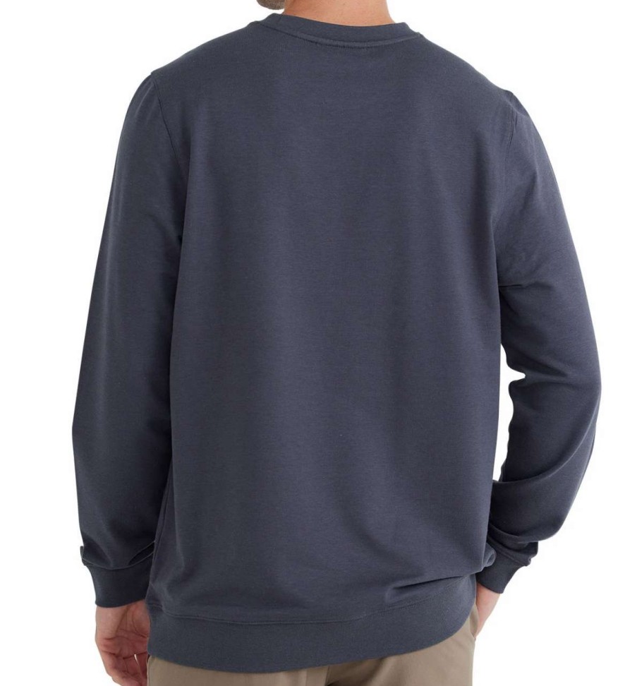 Men'S * | Free Fly Men'S Bamboo Heritage Fleece Crew