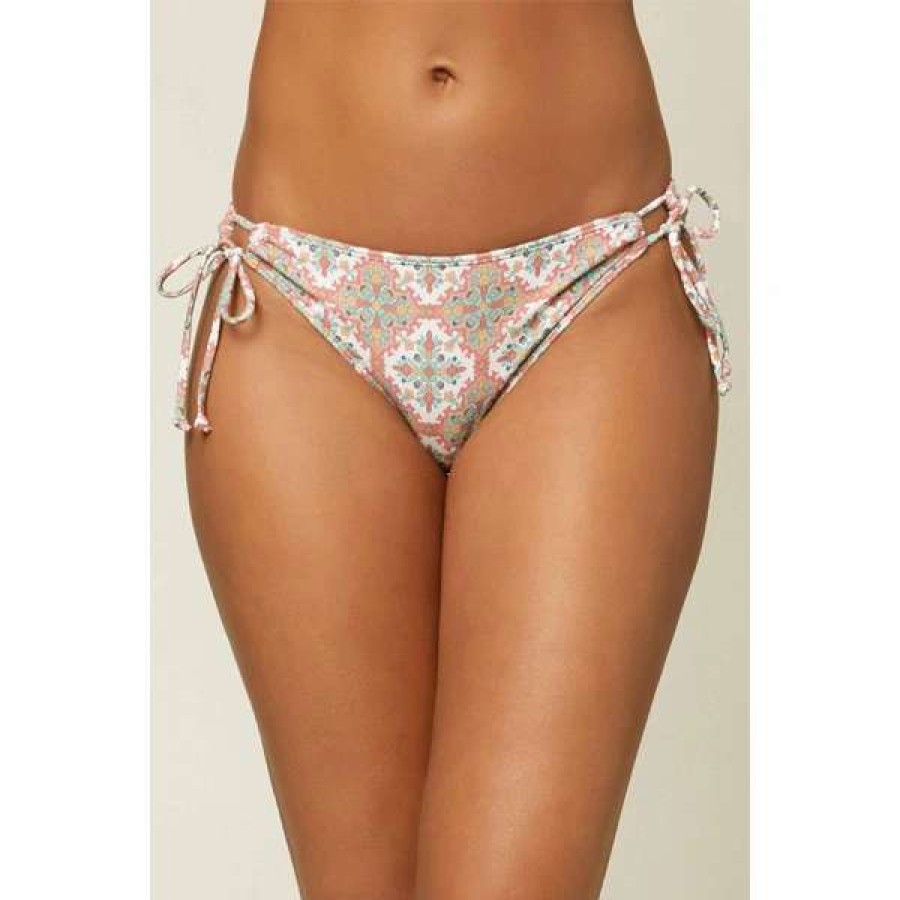 Swim * | O'Neill Womens Mina Alexa Tile Side Tie Full Bottom