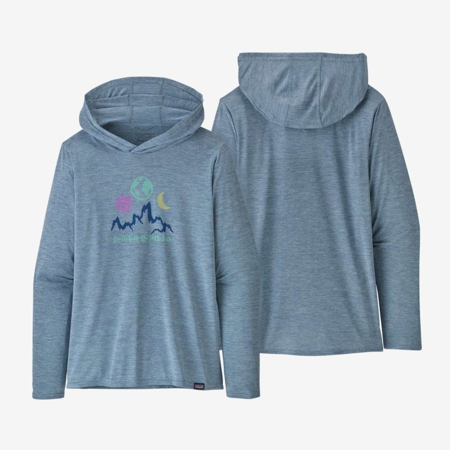 Women'S * | Patagonia Women'S Capilene Cool Daily Graphic Hoody Mstx Mystic Mountain