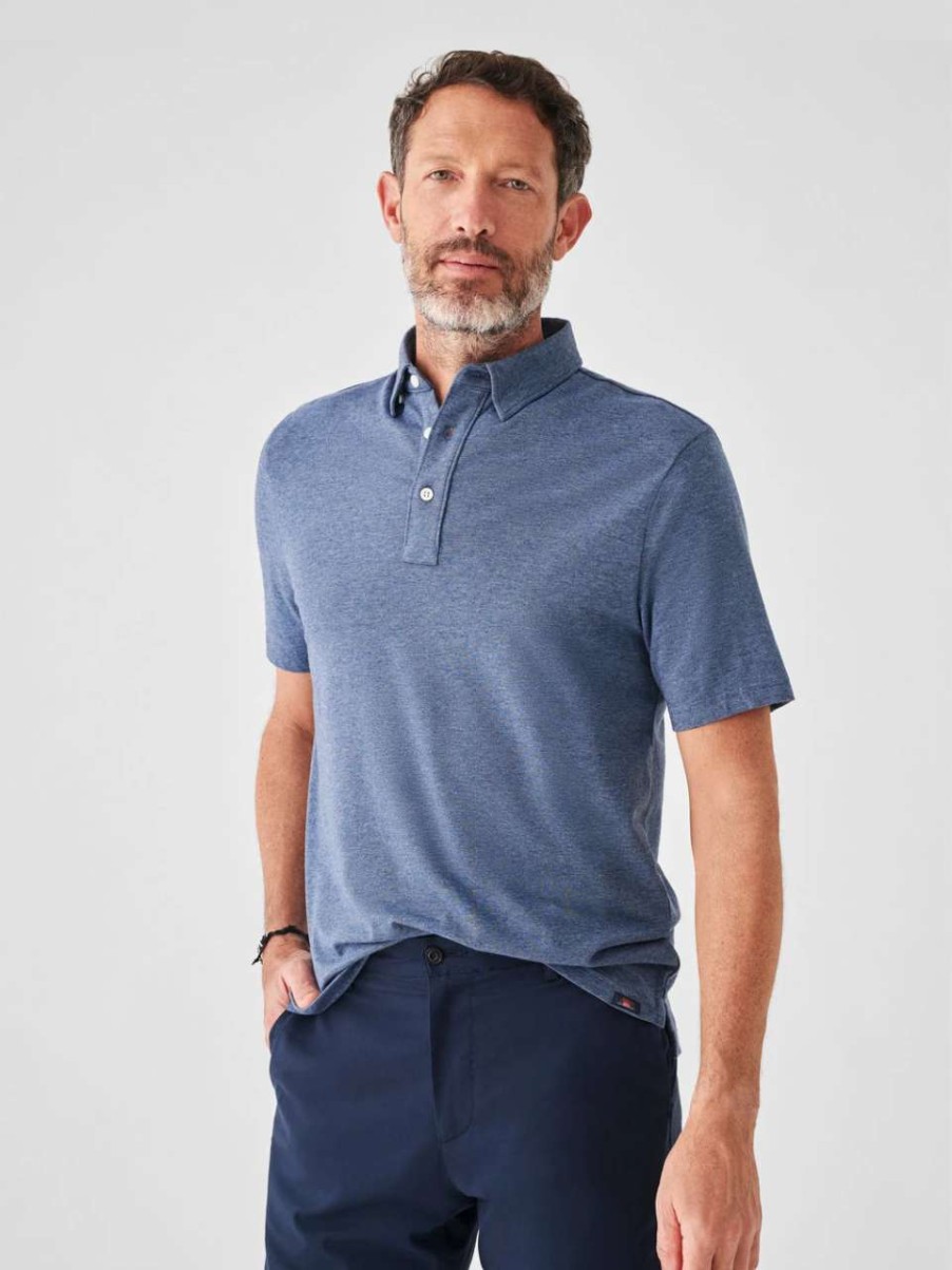 Men'S * | Faherty Movement Short-Sleeve Polo Men'S