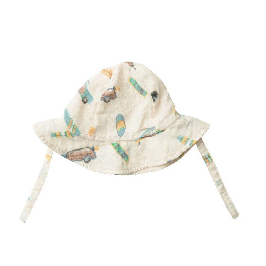 Swim * | Angel Dear Sunhat Woody Surf Shark Size: 12-24 Mo