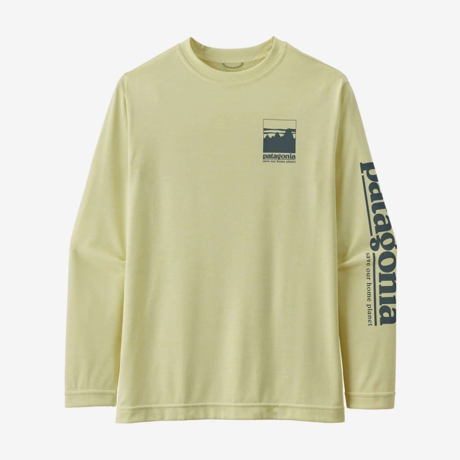 Swim * | Patagonia Boys Long Sleeve Capilene Cool Daily T-Shirt