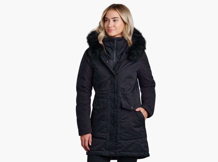 Women'S * | Kuhl Ukon Down Parka Blackout