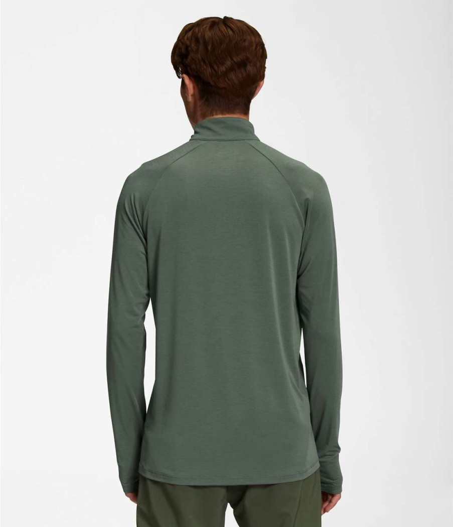 Men'S * | The North Face Men'S Wander 1/4 Zip Nyc - Thyme