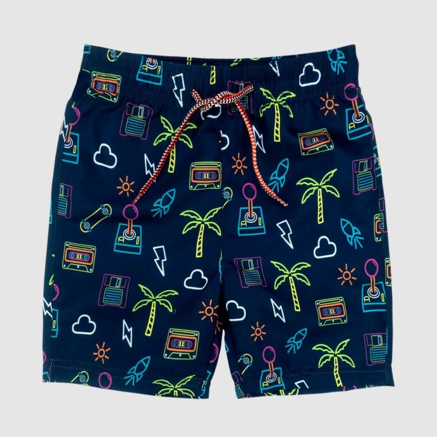 Swim * | Appaman Mid Length Swim Trunks Gametime