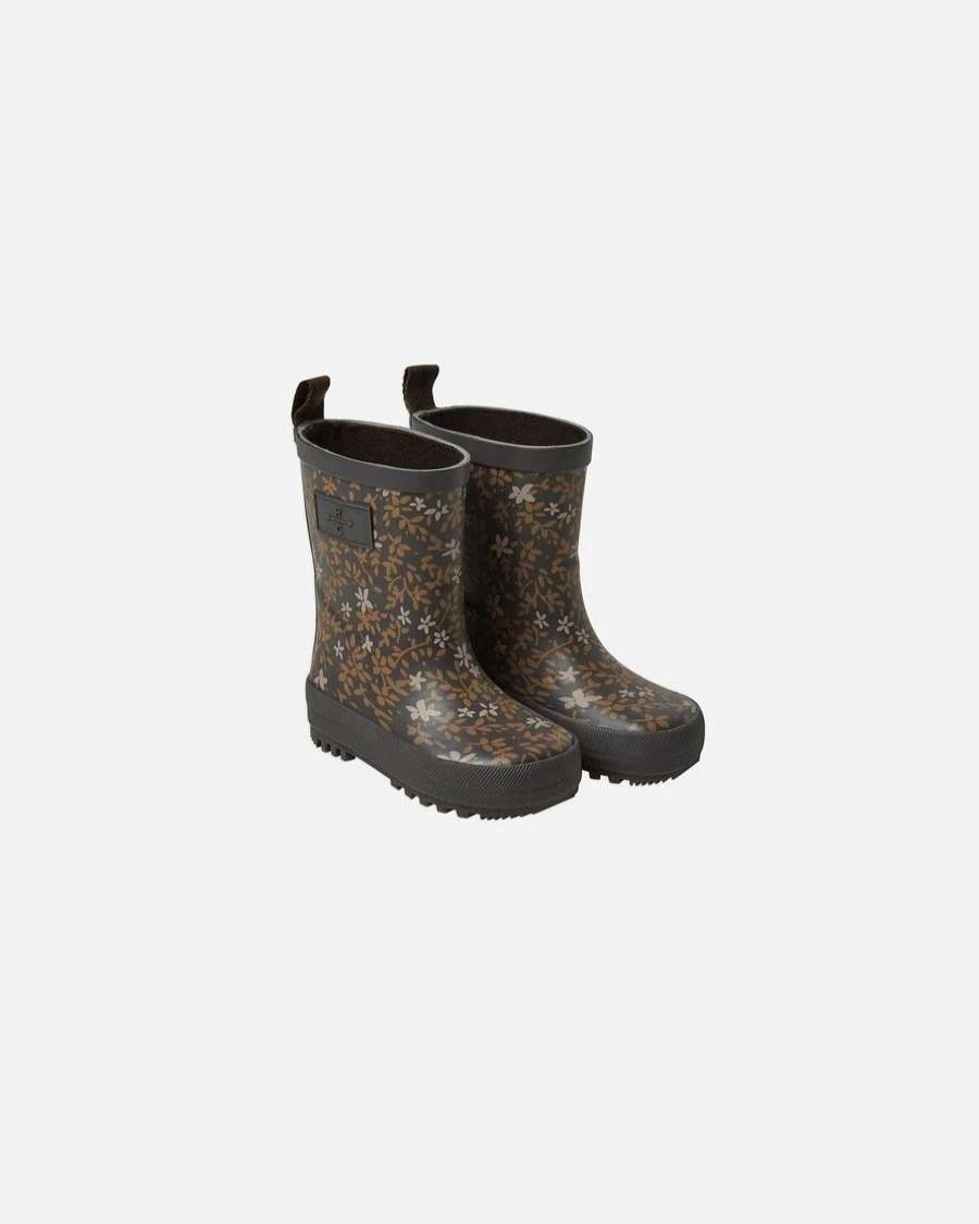 Footwear * | Rylee + Cru Inc. Rylee & Cru Toddler Girls Winter Bloom Rain Boot