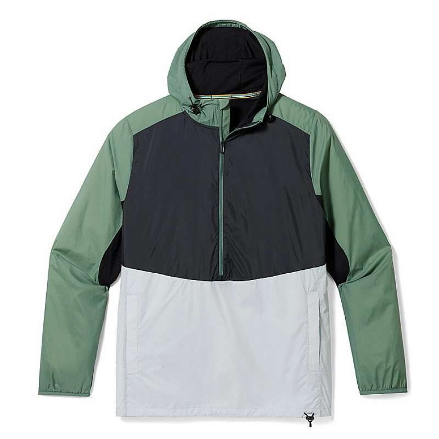 Men'S * | Smartwool Men'S Active Ultralite Anorak 364 Sage