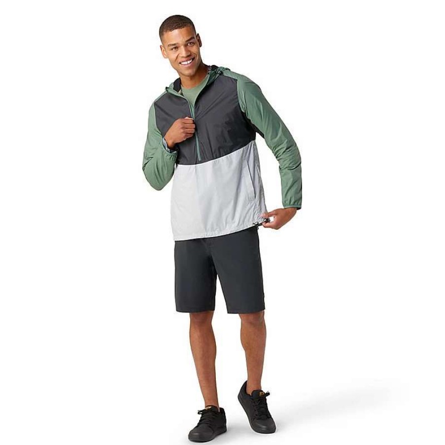 Men'S * | Smartwool Men'S Active Ultralite Anorak 364 Sage