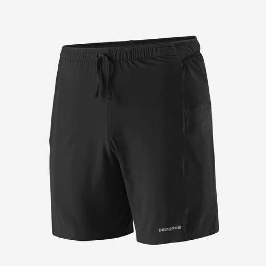 Men'S * | Patagonia Men'S Strider Pro Shorts 7 Blk - Black