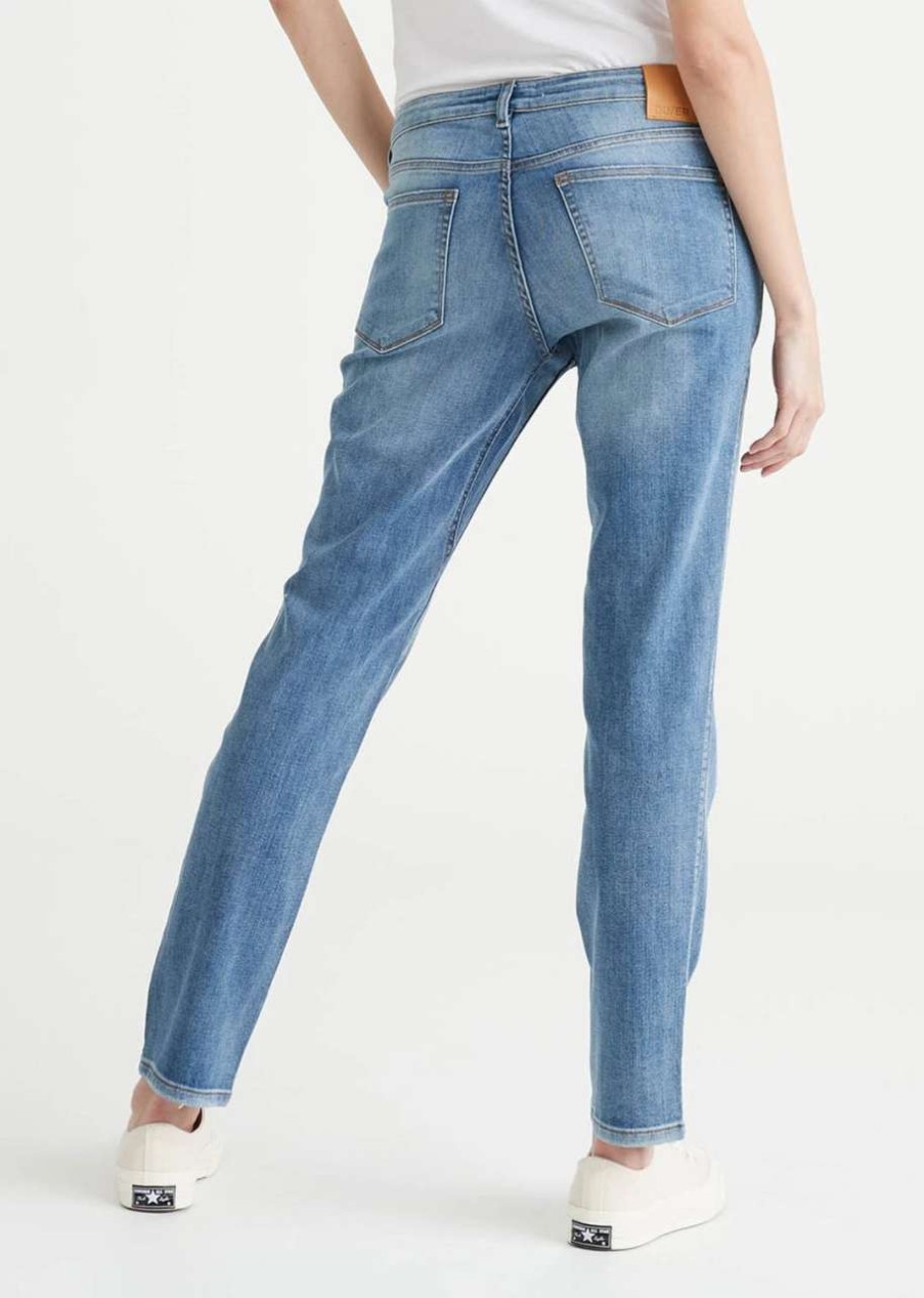 Women'S * | Duer Performance Denim Girlfriend Vls Vintage Light Stone