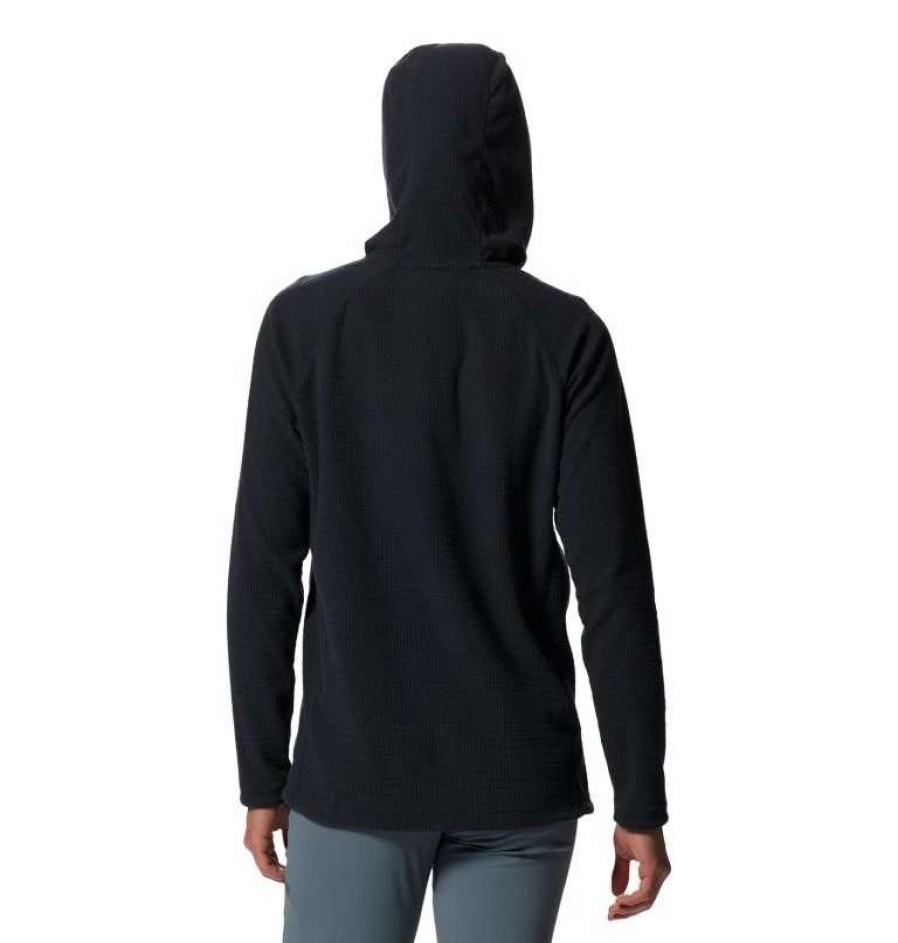 Women'S * | Mountain Hardwear Women'S Summit Grid Tunic Hoody 004-Dark Storm