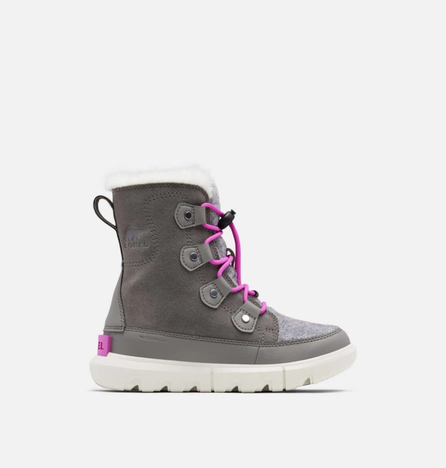 Footwear * | Sorel Youth Explorer Lace Boot