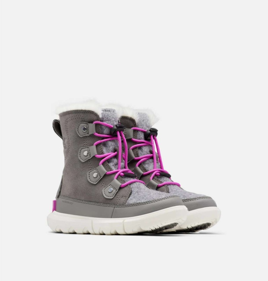 Footwear * | Sorel Youth Explorer Lace Boot