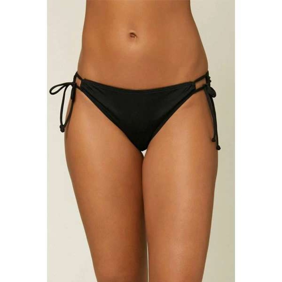 Swim * | O'Neill Womens Mina Saltwater Solid Side Tie Full Bottom