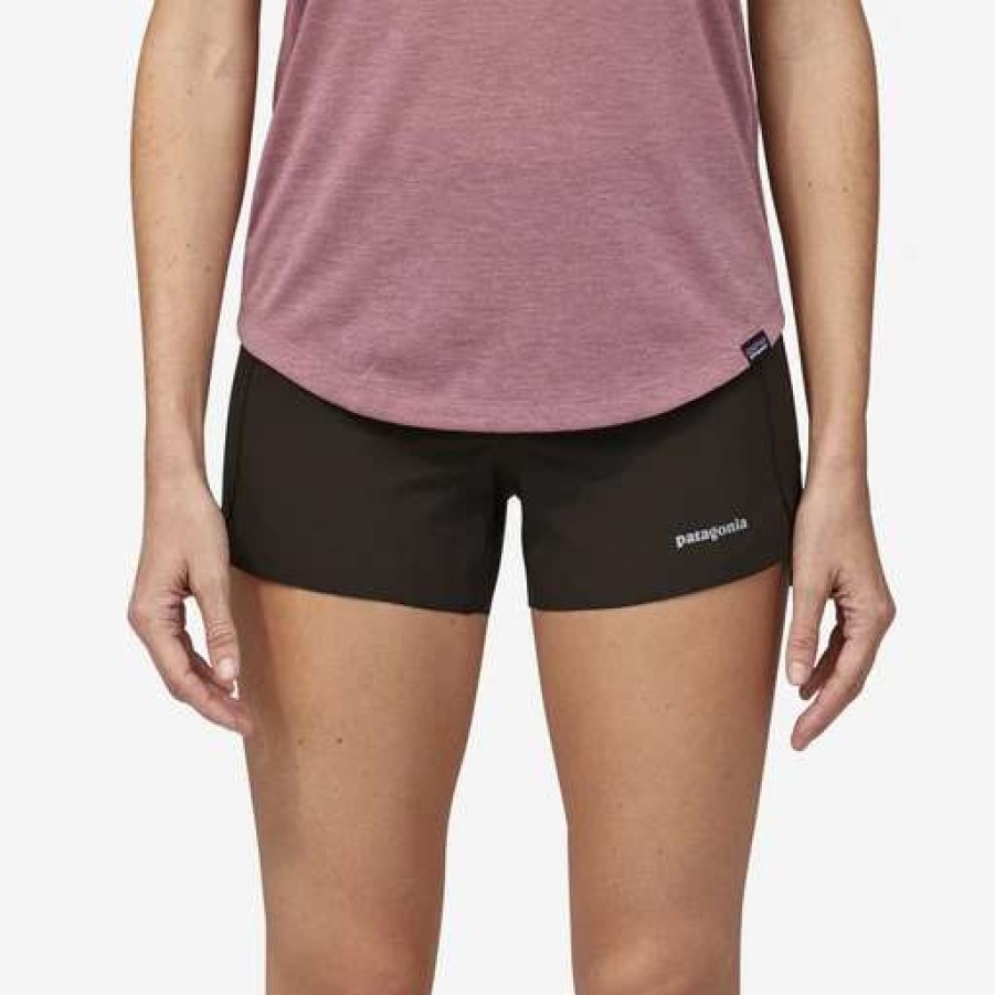 Women'S * | Patagonia Women'S Strider Pro Shorts 3 " Blk - Black