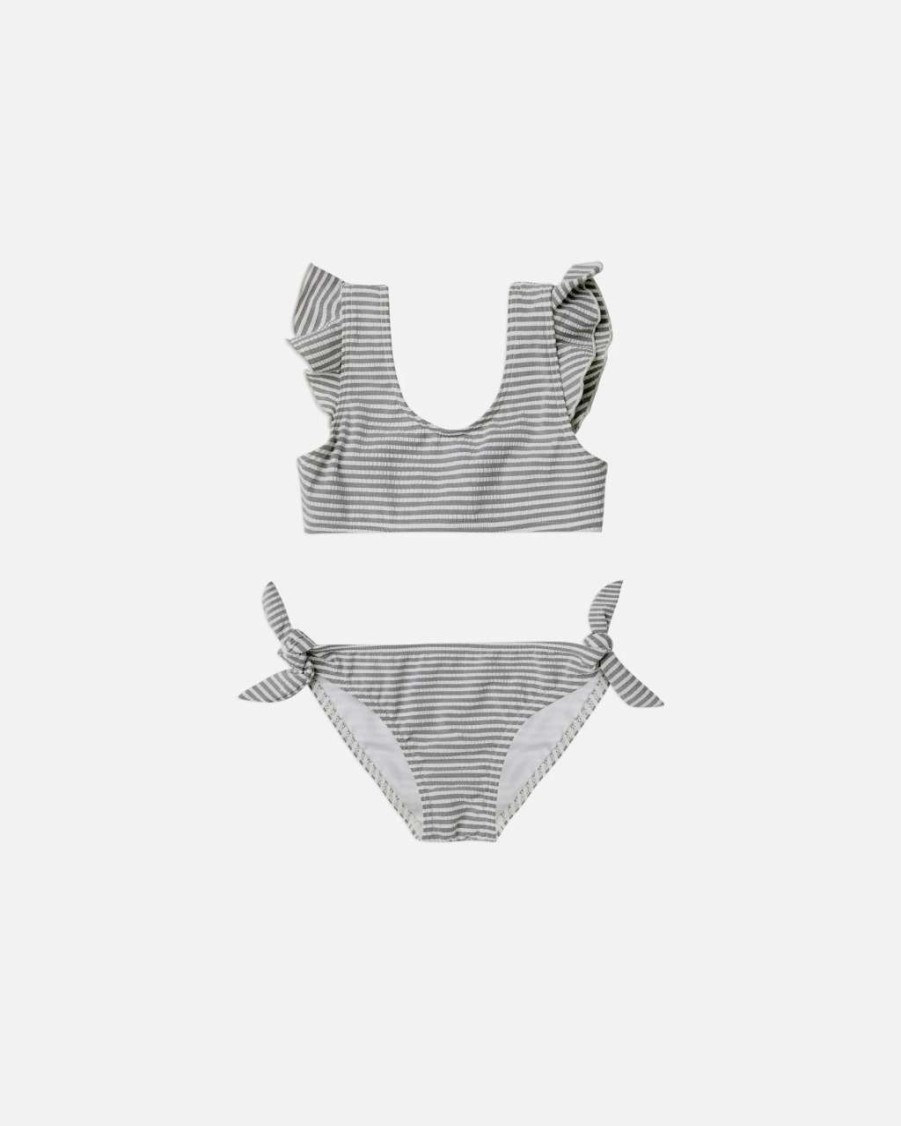 Swim * | Rylee + Cru Inc. Rylee & Cru Junior Ojai Bikini Ink Stripe