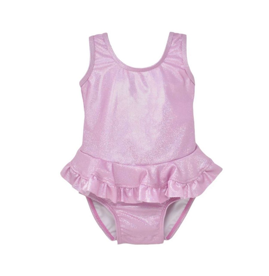 Swim * | Flap Happy Baby Upf 50+ Stella Ruffle Swimsuit