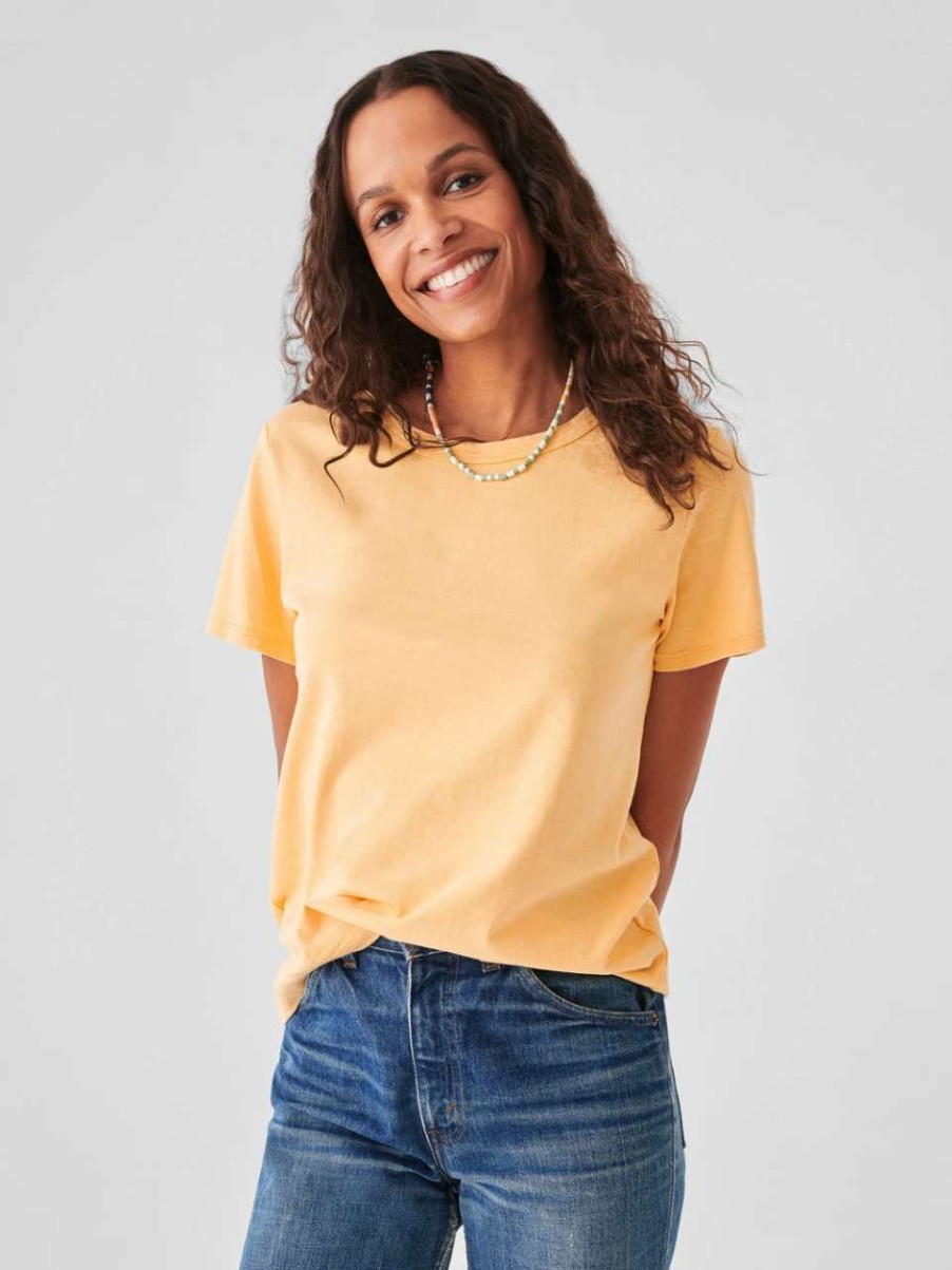 Women'S * | Faherty Sunwashed Crew Tee Women'S