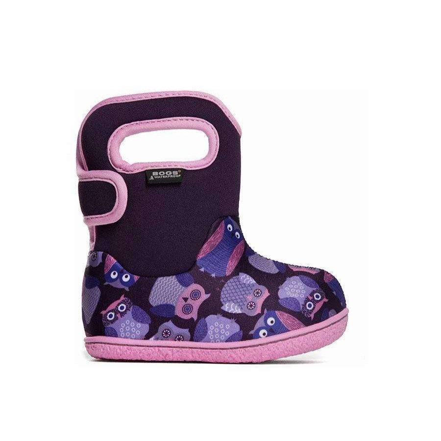 Footwear * | Bogs Baby Girls Owls Winter Boots