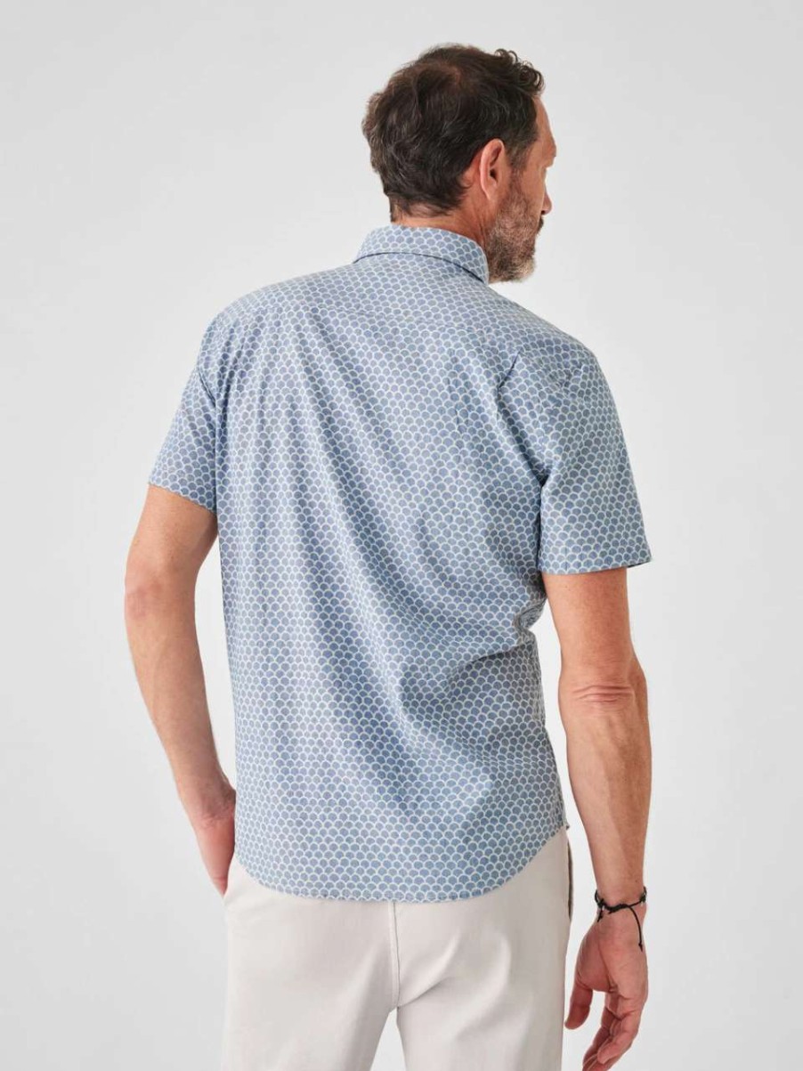 Men'S * | Faherty Short-Sleeve Stretch Playa Shirt Men'S