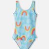 Swim * | Reima Toddler Korfu Swimsuit Lt Turq (7094)