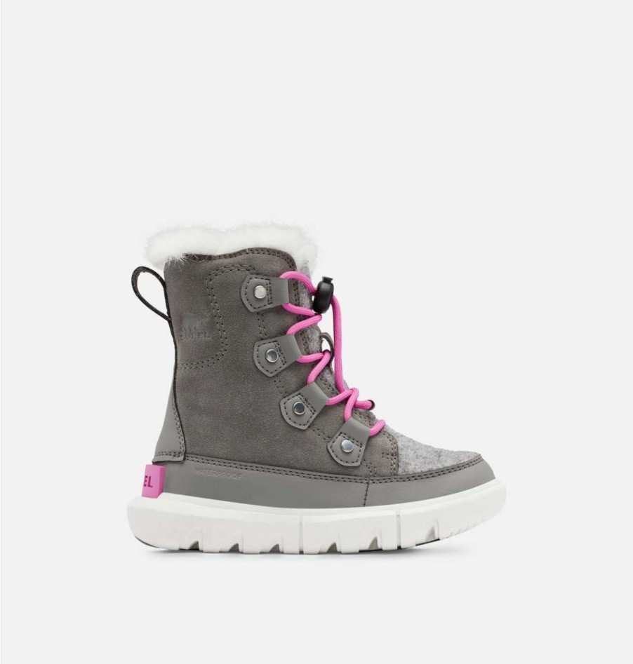 Footwear * | Sorel Kids Explorer Lace Boots