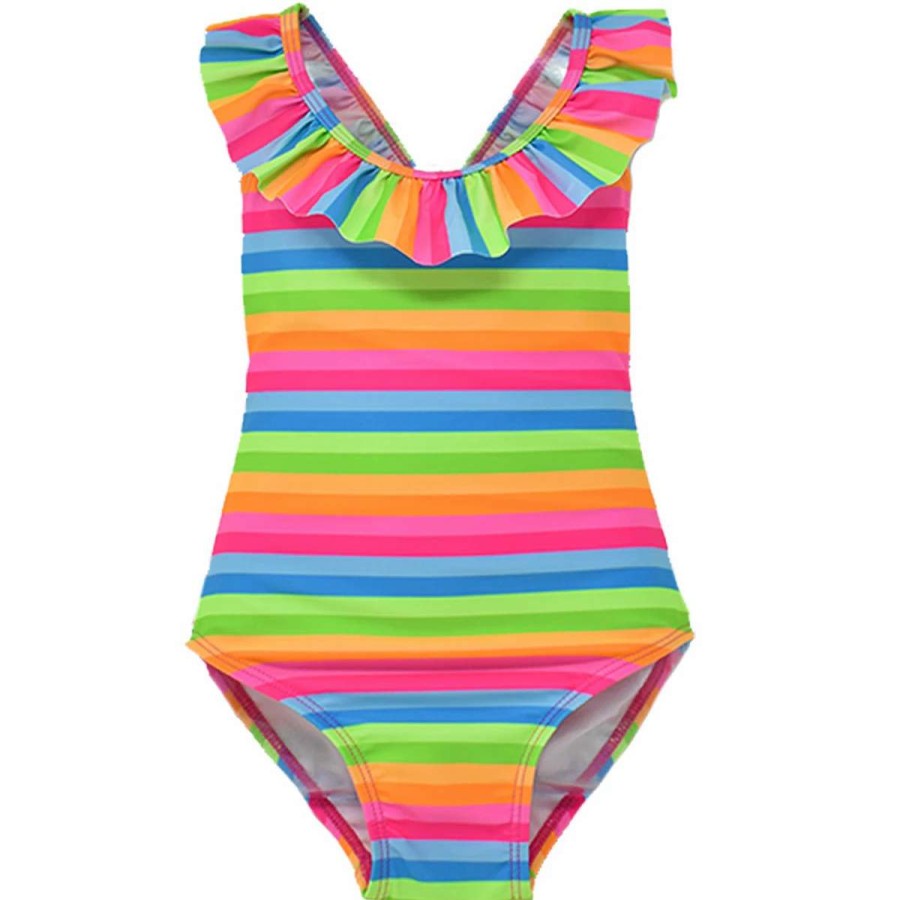 Swim * | Flap Happy Toddler Upf 50+ Mindy Crossback Swimsuit