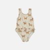 Swim * | Rylee + Cru Inc. Rylee & Cru Baby Skirted One Piece Swim Leopard