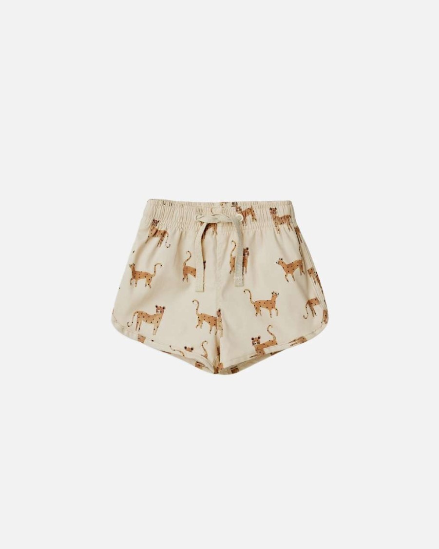 Swim * | Rylee + Cru Inc. Rylee & Cru Toddler Swim Trunk Leopard